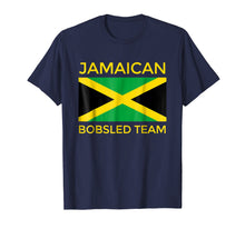 Load image into Gallery viewer, Jamaican Bobsled Team Shirt - Jamaican Flag Bobsled T-Shirt