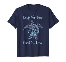 Load image into Gallery viewer, Save Sea Turtle T-Shirt Eco Friendly Anti Plastic Pollution