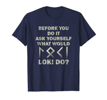Load image into Gallery viewer, Funny Norse Vikings Shirt Loki God Runes Mythology TShirt