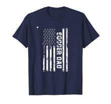 Load image into Gallery viewer, Soccer Dad Player Vintage USA American Flag T Shirt