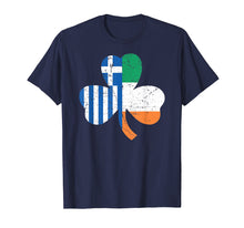 Load image into Gallery viewer, St. Patrick's Day Greek Flag Irish T-Shirt Greece Gift