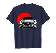 Load image into Gallery viewer, JDM Tuner Civic T-shirt Vintage Rising Sun Fast Car Fans