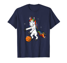 Load image into Gallery viewer, Unicorn Shirts For Girls Women Floss Like A Boss Basketball