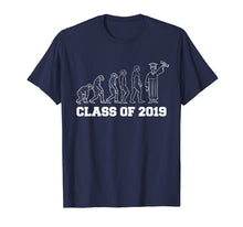 Load image into Gallery viewer, Evolution class of 2019 T-Shirt Funny Graduation Gift Idea
