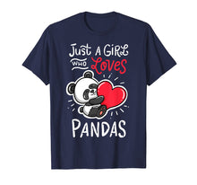 Load image into Gallery viewer, Panda T Shirt Giant Panda Bear T-Shirt Animal Heart Tee