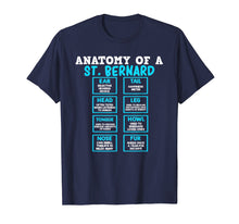 Load image into Gallery viewer, Anatomy of a Saint Bernard Gifts for Dog Mom Dad