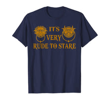 Load image into Gallery viewer, It's Very Rude To Stare Labyrinth Knockers Gift Tshirt