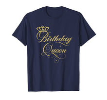 Load image into Gallery viewer, Birthday Queen T-Shirt - Elegant Crown Design