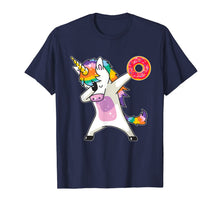 Load image into Gallery viewer, Cute Unicorn Doughnut Donut T-Shirt Funny Gifts Donut Lover