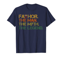 Load image into Gallery viewer, fa-thor The Man The Myth The Legend Father's Day Gif T-Shirt