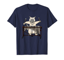 Load image into Gallery viewer, Cat Playing Vibraphone T Shirt Jazz Marimba