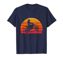 Load image into Gallery viewer, Dirtbike Motocross T Shirt Vintage Retro Sunset 70s 80s