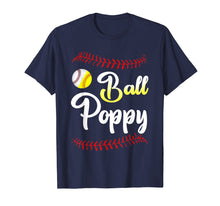 Load image into Gallery viewer, Ball Poppy Love Softball Baseball Player T-Shirt
