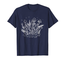 Load image into Gallery viewer, Crystals, Mushrooms, Plants Witchy Goth Punk Tee