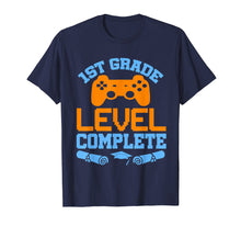 Load image into Gallery viewer, 1st Grade Level Complete Video Gamer T-Shirt Graduation Gift
