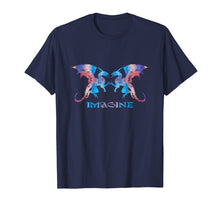 Load image into Gallery viewer, Fractal Fantasy Dragons - Imagine - T-Shirt