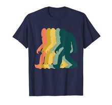 Load image into Gallery viewer, Vintage Retro 1970s Style Rainbow Bigfoot Silhouette T-Shirt