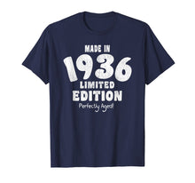 Load image into Gallery viewer, 83rd Birthday Gift Distressed Text 1936 T-Shirt Design