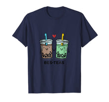 Load image into Gallery viewer, Bes-Teas - Besties Best Friends Bubble Tea Boba Cute T Shirt
