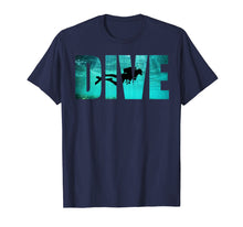 Load image into Gallery viewer, Scuba Diving: Divers Shadow Deep Swim T-Shirt Cool Gift