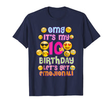 Load image into Gallery viewer, Emoji Shirt For Girls Birthday 10 Ten Year Old Emoji Fun