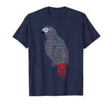 Load image into Gallery viewer, African Grey Parrot T Shirt with Parrot Word Art