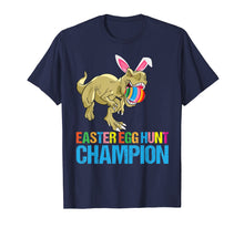 Load image into Gallery viewer, T Rex Dinosaur Easter Egg Rabbit Bunny T Shirt for Boys