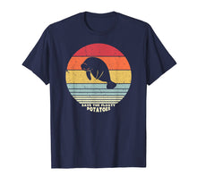 Load image into Gallery viewer, Save The Floaty Potatoes Shirt. Retro Manatees Tshirt
