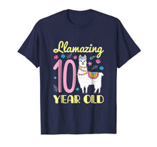 Load image into Gallery viewer, Llama Birthday Shirt - 10th Birthday