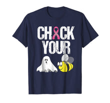 Load image into Gallery viewer, Check Your Boo Bees Shirt Funny Breast Cancer Halloween Gift