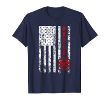 Load image into Gallery viewer, Drone Distressed American Flag Quadcopter TShirt Gift