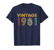Load image into Gallery viewer, 38th Birthday Gift Idea Vintage 1981 T-Shirt Men Women