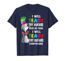 Load image into Gallery viewer, Humans hum or i will teach-shirt teacher day