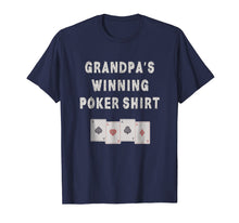 Load image into Gallery viewer, Mens Funny Poker Grandpa Shirt Poker Lovers Gifts Father's Day