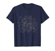 Load image into Gallery viewer, Stars Constellations Astronomy T shirt Cosmos Galaxy