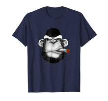 Load image into Gallery viewer, Monkey Cigar Gorilla Smoking Cigarette T-shirt