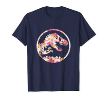 Load image into Gallery viewer, Funny Dinosaurs Flower Shirt T-rex T Shirt