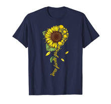 Load image into Gallery viewer, Zero fucking given sunflower skull lover t-shirt