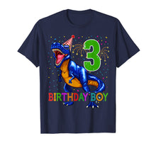 Load image into Gallery viewer, Boys Rawr I'm 3 3rd Birthday Dinosaur Shirts Dinosaur Gift