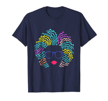 Load image into Gallery viewer, Afro Girl T-Shirt: Natural Hair & Glasses, Black Women Art