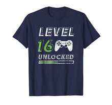 Load image into Gallery viewer, Level 16 Unlocked - 16 Year Old Gamer Funny Birthday T-Shirt