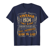 Load image into Gallery viewer, Vintage Authentic Made In 1934 85th Birthday Gifts 85 years