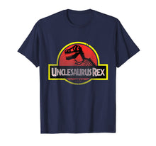 Load image into Gallery viewer, Unclesaurus Rex Funny Uncle T-shirt