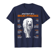 Load image into Gallery viewer, Anatomy Of A Great Pyrenee Dogs T Shirt Funny Gift