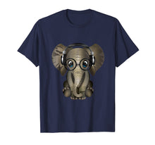 Load image into Gallery viewer, Baby Elephant DJ Wearing Headphones & Glasses Gift Shirt