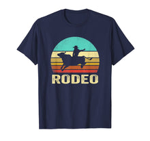 Load image into Gallery viewer, Vintage Rodeo TShirt Bull Riding Sunset