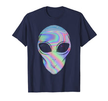 Load image into Gallery viewer, Alien Head Holographic Glow Effect T Shirt