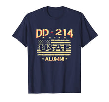 Load image into Gallery viewer, Air Force Alumni DD-214 Vintage American Flag T-Shirt