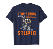 Load image into Gallery viewer, Stop Asking Me Why I'm an T-Shirt Grim Reaper For Men