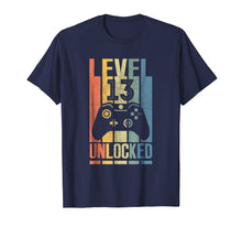 Load image into Gallery viewer, Level 13 Unlocked Shirt Funny Video Gamer 13th Birthday Gift